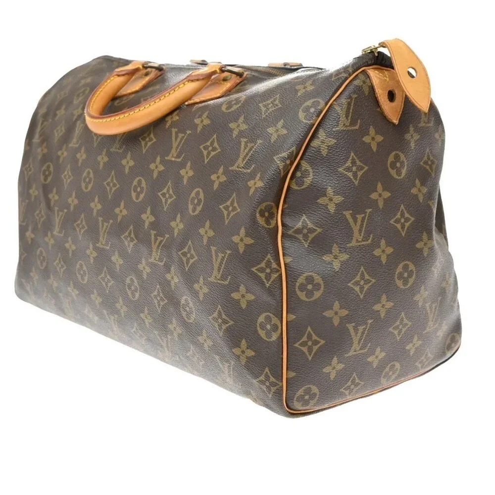 LOUIS VUITTON Speedy 40 Travel Hand Bag Monogram Leather Brown M41522 94EG109 - Picture 2 of 16